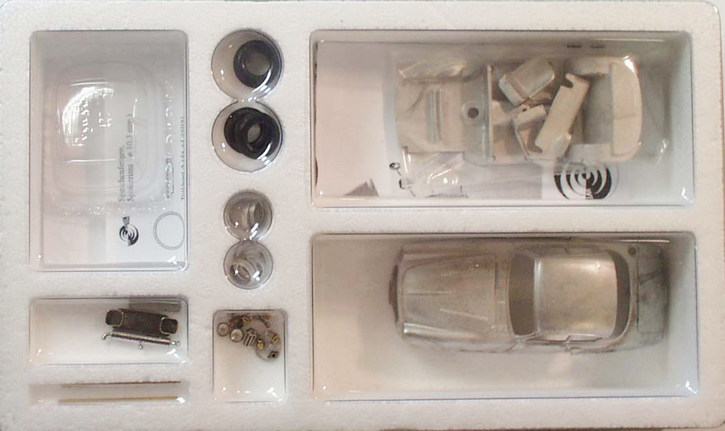 white metal model